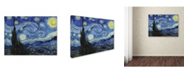 Trademark Global Vincent van Gogh 'Starry Night' Canvas Art - 47" x 35" x 2"